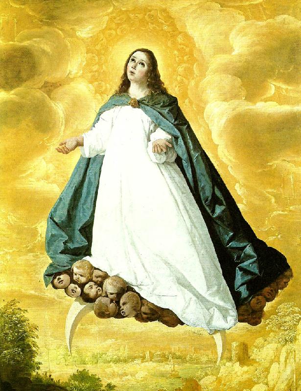 Francisco de Zurbaran immaculate virgin oil painting picture